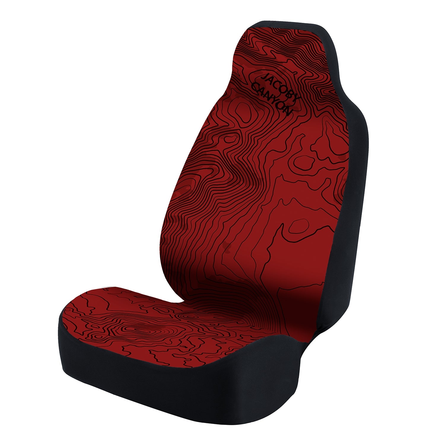 Universal Seat Cover Fashion Print 1Pc - Neosupreme -  Graphic Jacoby Canyon Red