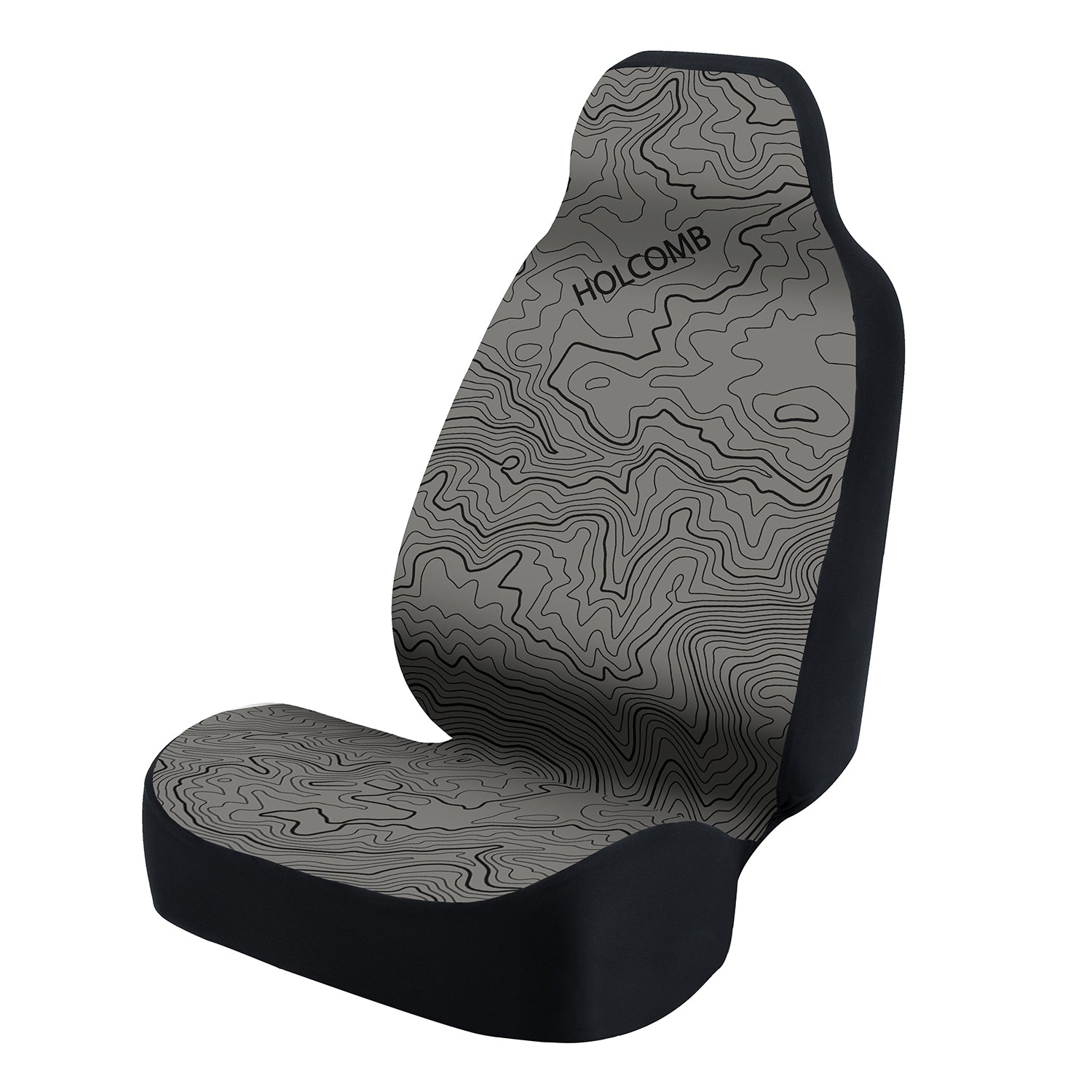 Universal Seat Cover Fashion Print 1Pc - Neosupreme -  Graphic Holcomb Gray