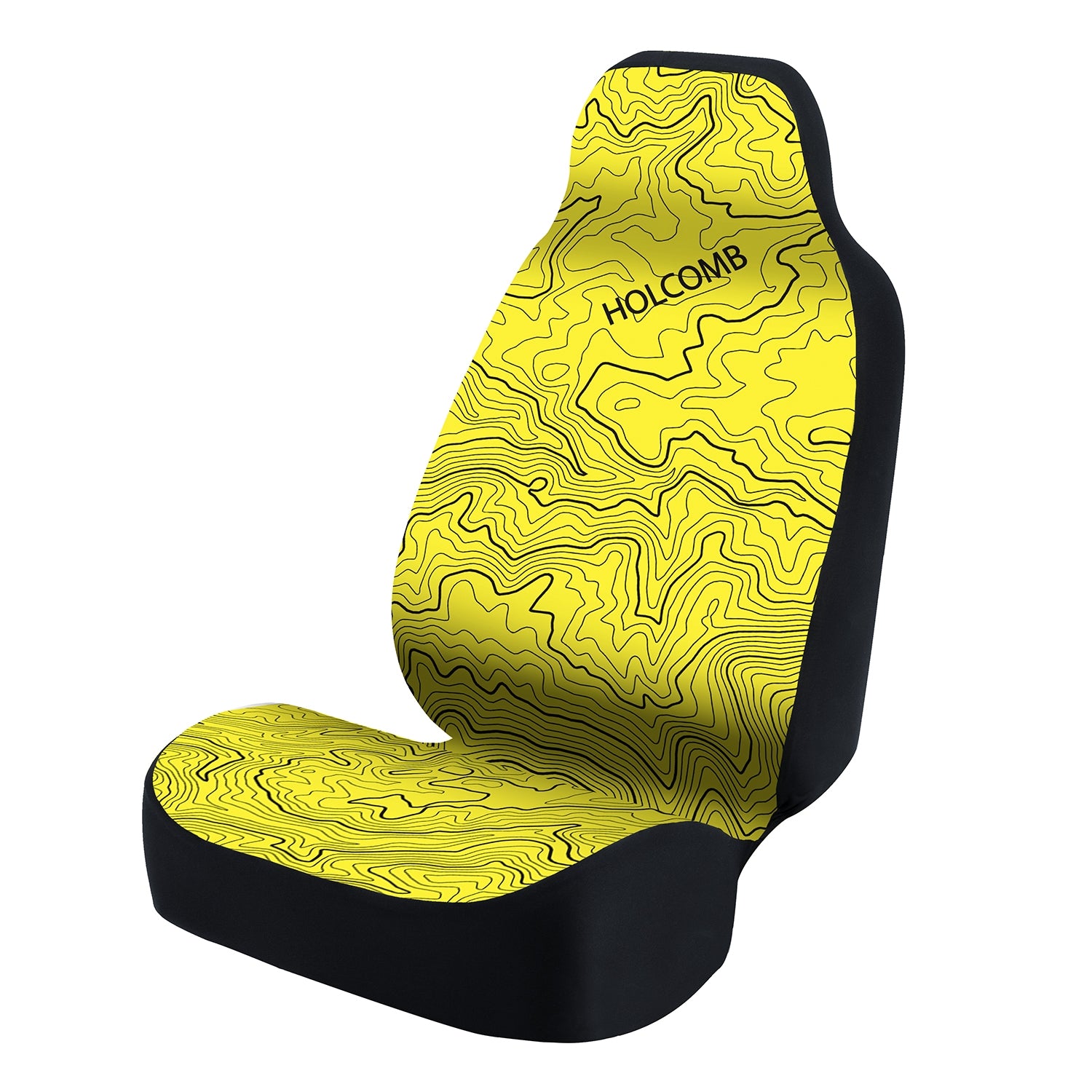Universal Seat Cover Fashion Print 1Pc - Neosupreme -  Graphic Holcomb Yellow