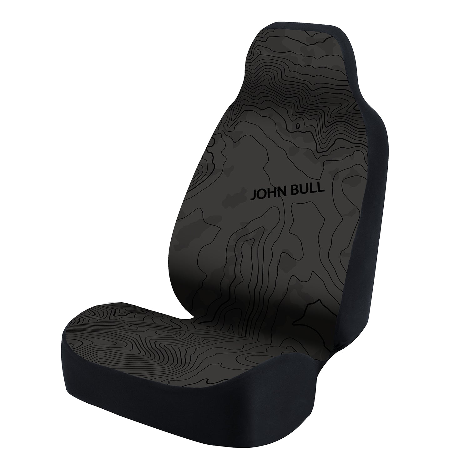 Universal Seat Cover Fashion Print 1Pc - Neosupreme -  Graphic John Bull Charcoal