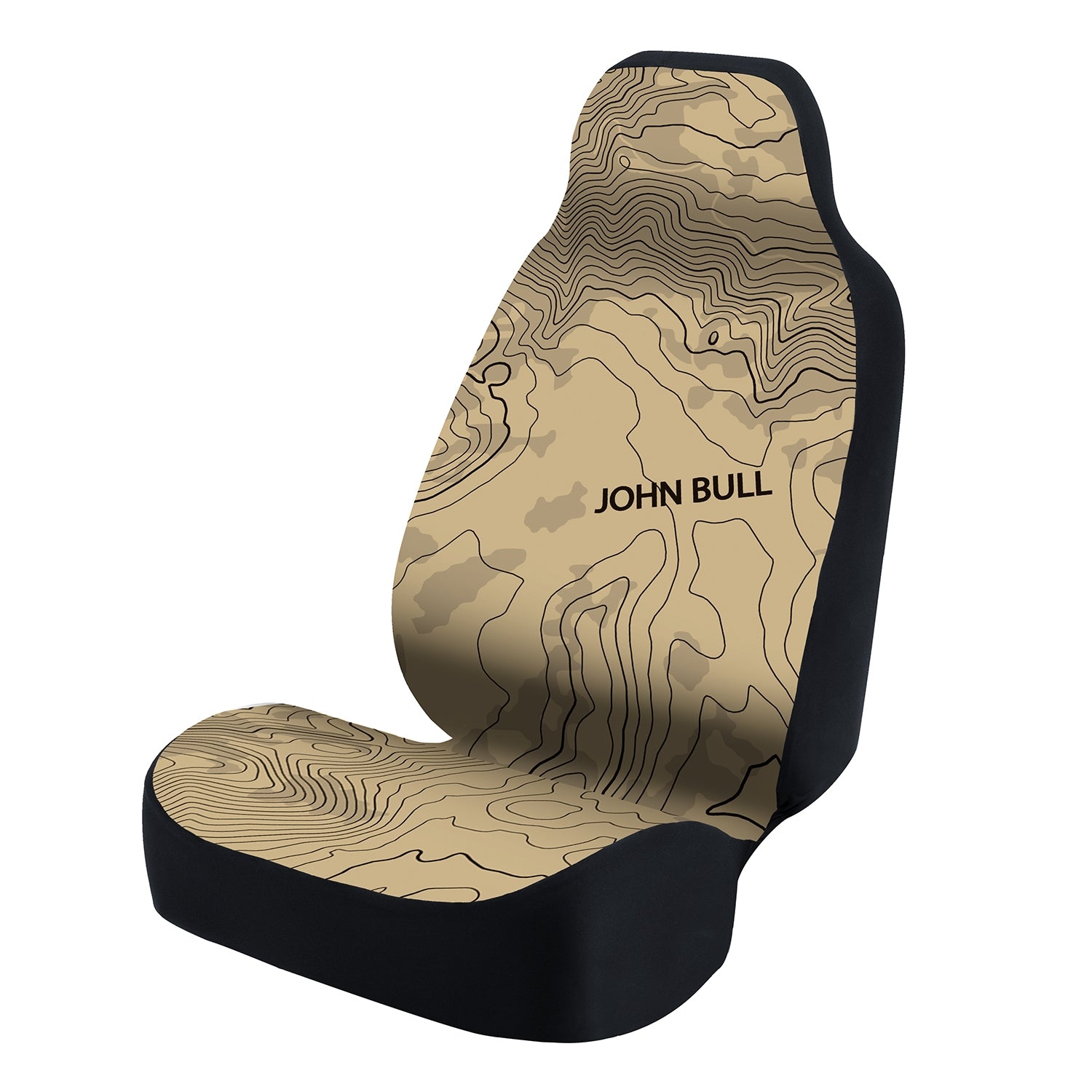 Universal Seat Cover Fashion Print 1Pc - Neosupreme -  Graphic John Bull Tan