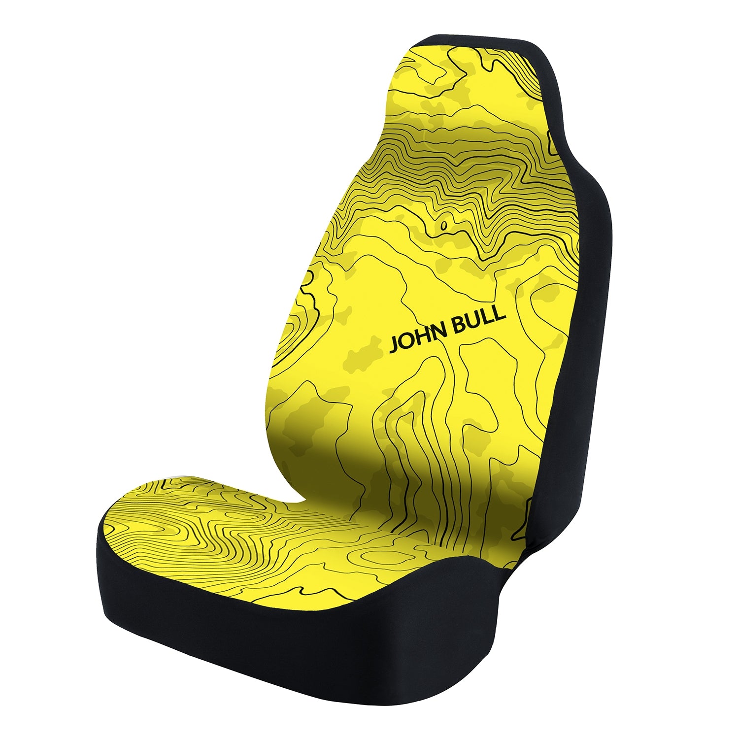 Universal Seat Cover Fashion Print 1Pc - Neosupreme -  Graphic John Bull Yellow